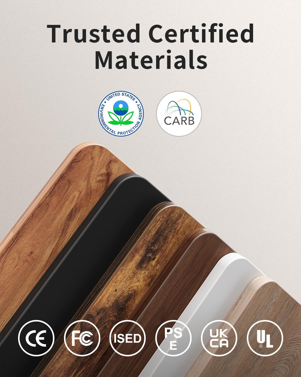 Electric Standing Desk, 48 X 24 Inches Height Adjustable Stand up Desk, Sit Stand Home Office Desk, Computer Desk, Rustic Brown