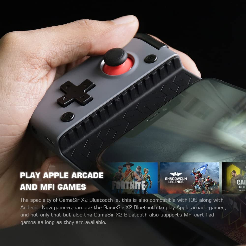 X2 Wireless Bluetooth Mobile Gaming Controller for Android and iOS - Compatible with Xbox Game Pass, Xcloud, Stadia, Vortex, and More