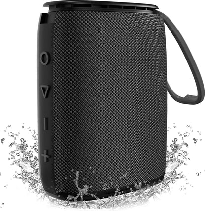 H3 Portable Wireless Bluetooth Speaker - Enhanced Bass HD Stereo Sound, IPX7 Waterproof, 15-Hour Playtime, USB-C Charging, Ideal for Showers, Outdoor Activities, and Travel with TWS Pairing