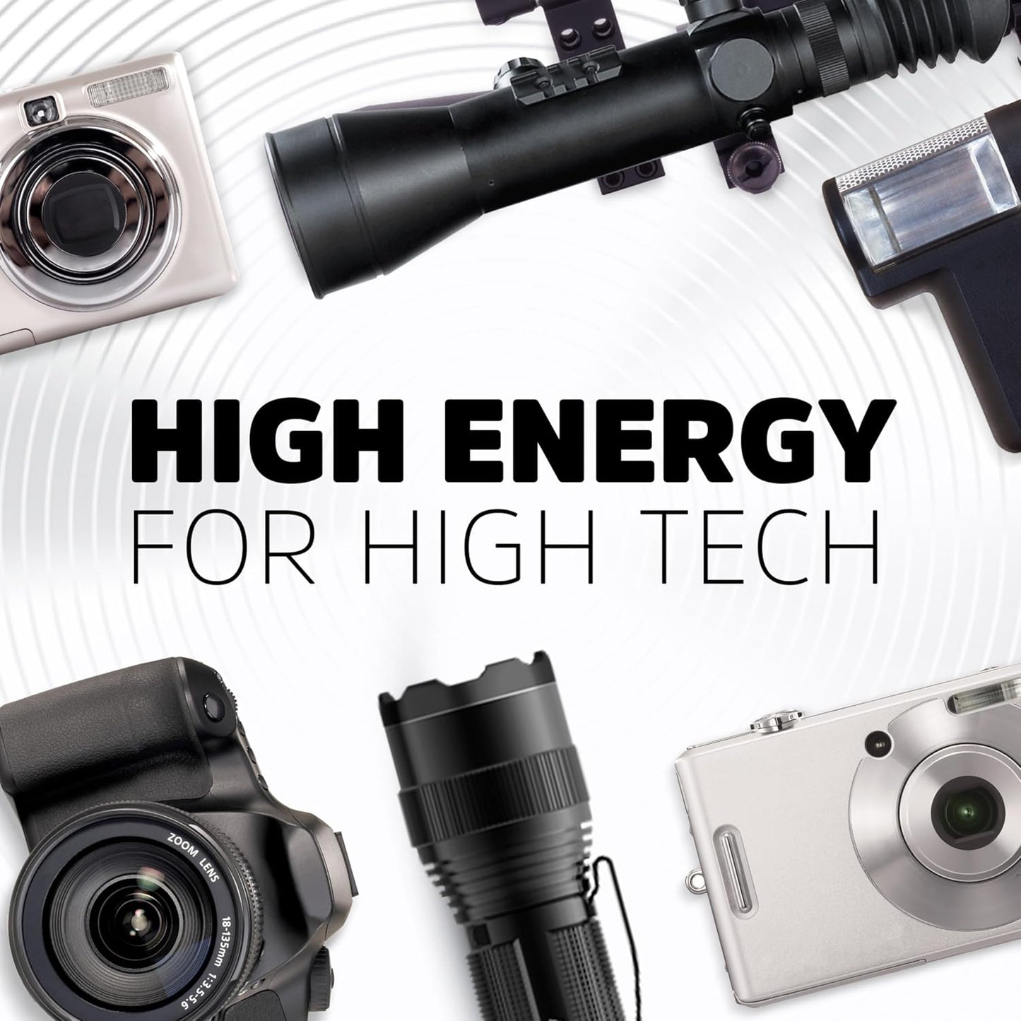 123 Lithium Batteries (2 Pack), 3V Photo Batteries