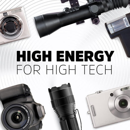 123 Lithium Batteries (2 Pack), 3V Photo Batteries