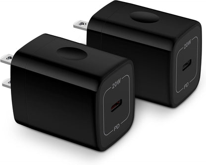 20W Samsung S25 Type-C Fast Charging Wall Charger for Galaxy and iPhone Devices, PD 3.0 USB-C Adapter