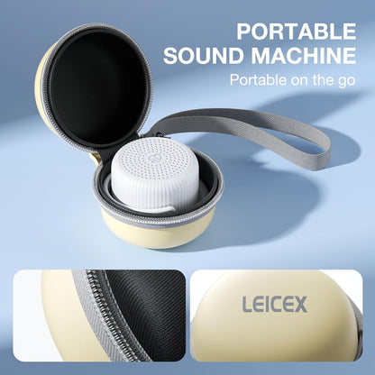 Portable White Noise Machine with Travel Case for Sleep and Travel