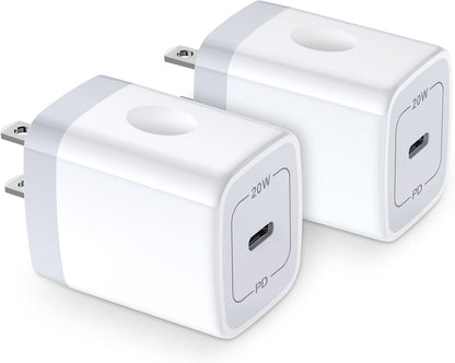 20W Samsung S25 Type-C Fast Charging Wall Charger for Galaxy and iPhone Devices, PD 3.0 USB-C Adapter