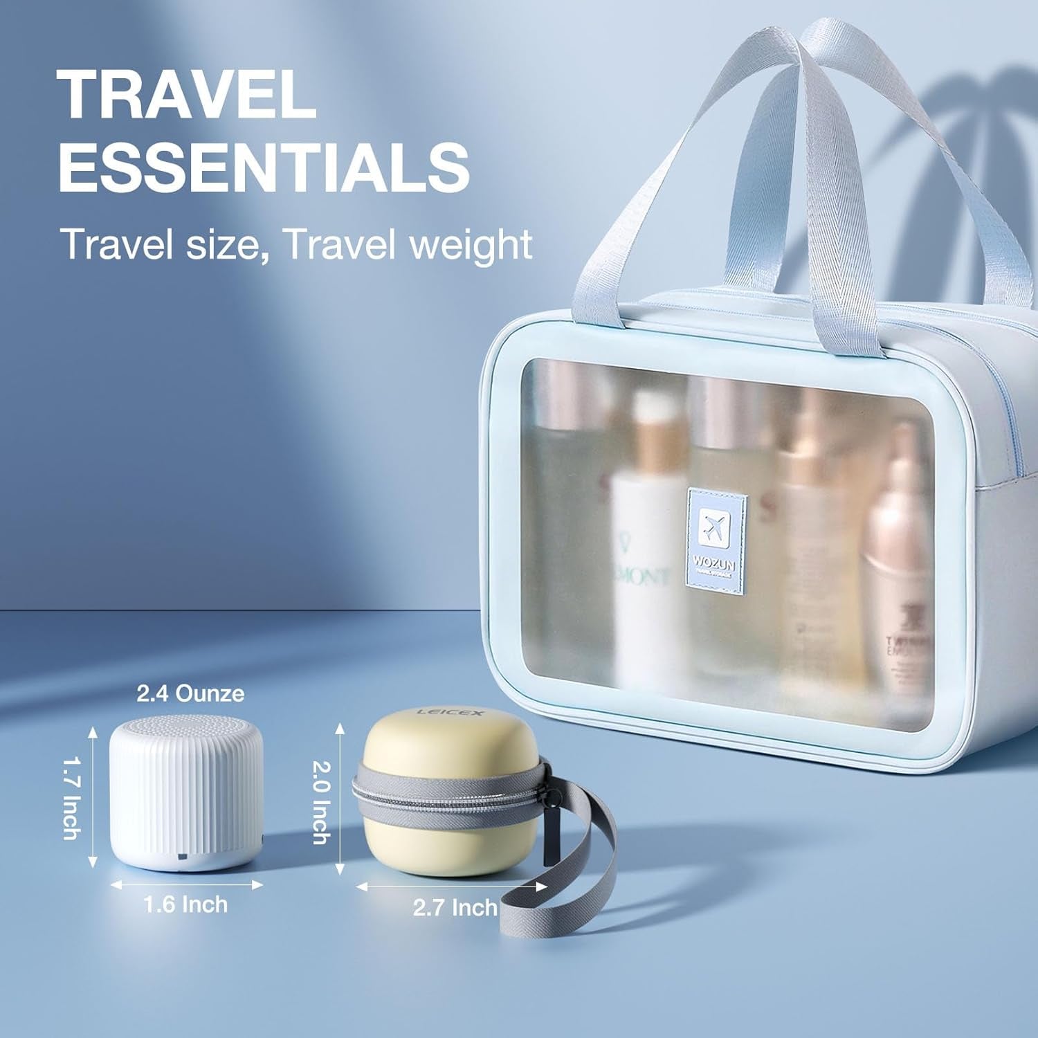 Portable White Noise Machine with Travel Case for Sleep and Travel