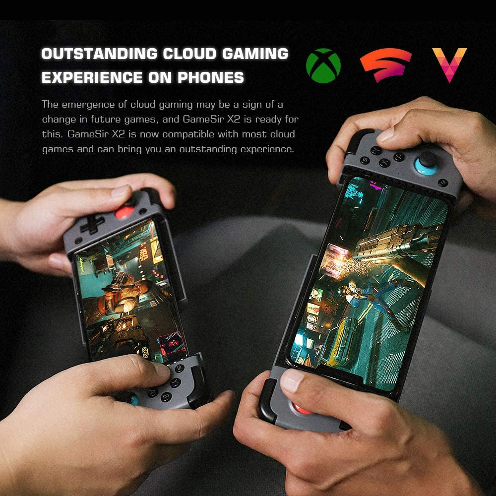 X2 Wireless Bluetooth Mobile Gaming Controller for Android and iOS - Compatible with Xbox Game Pass, Xcloud, Stadia, Vortex, and More